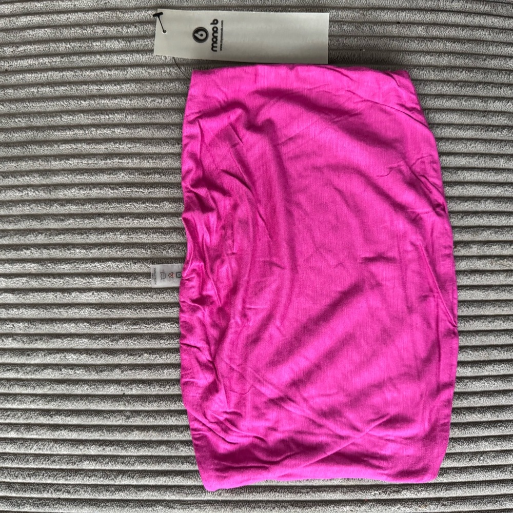 NET 3 piece bundle Mono B Peach and Magenta pink cropped racer bandeau small - Picture 3 of 5